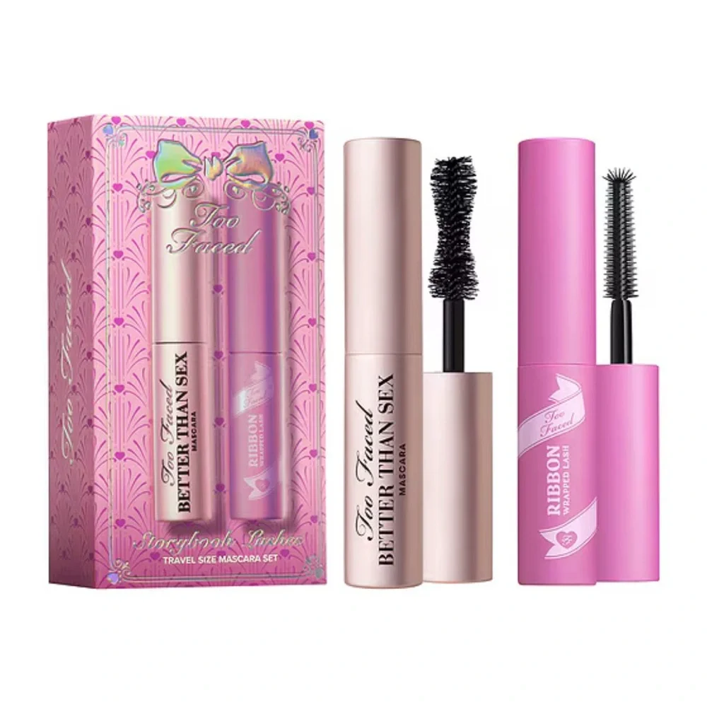 Too Faced Mascara and Eyeshadow Set - Pink, Purple, Black
